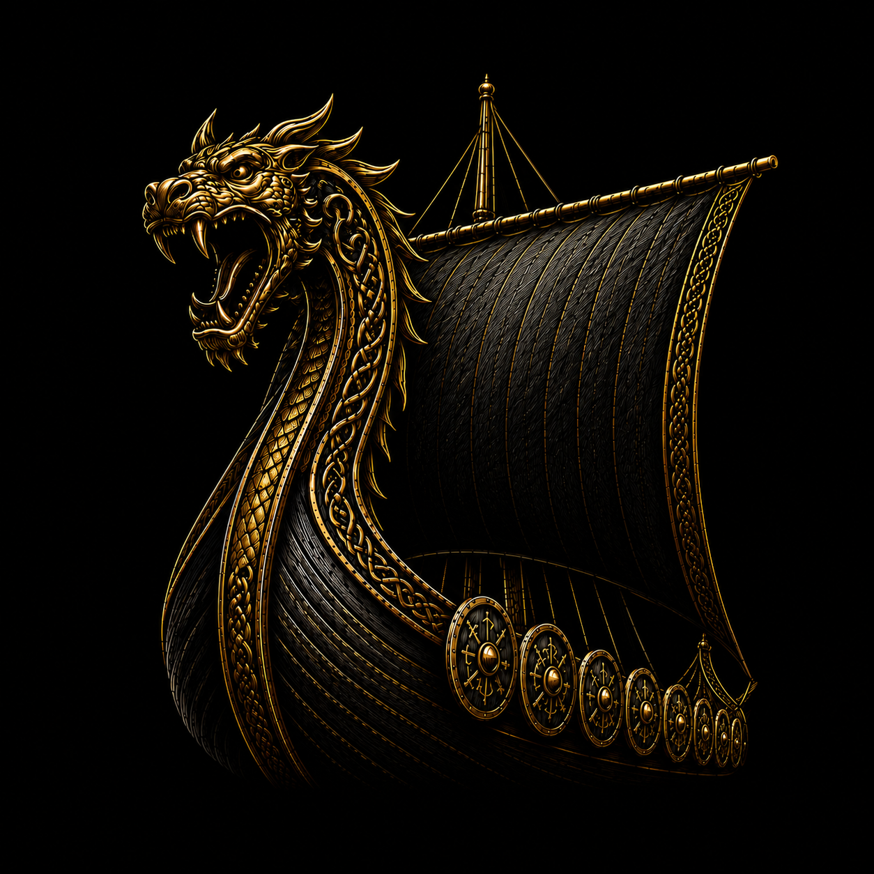 The Standard of Viking Honey® — Dragonhead Longship